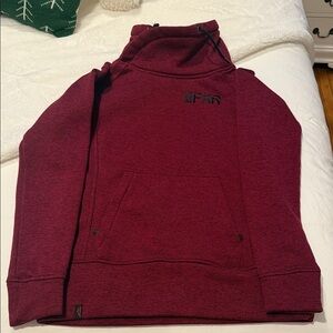 Burgundy Cowl Neck Sweater